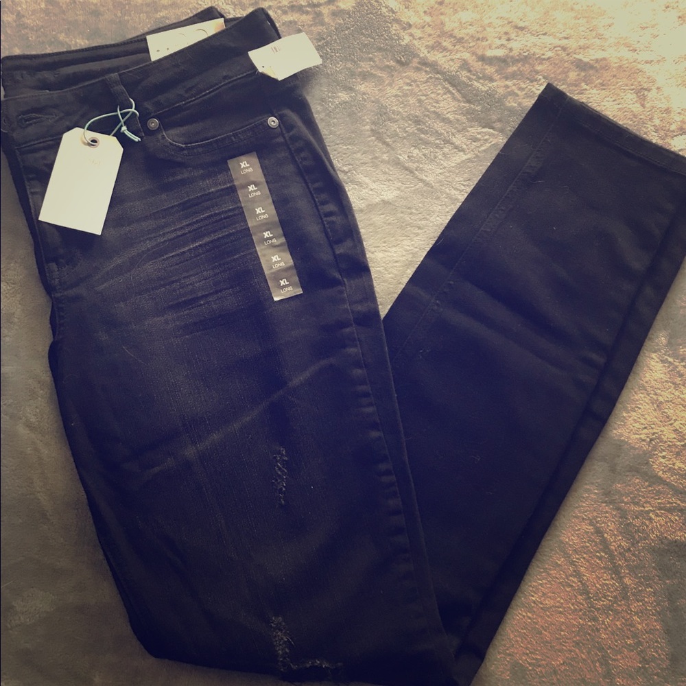 NWT Maurice’s Flex Jegging XL Long Distressed